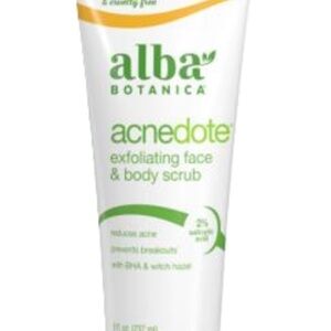 Exfoliating Face & Body Scrub - White and Green